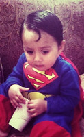 Josiah as superman